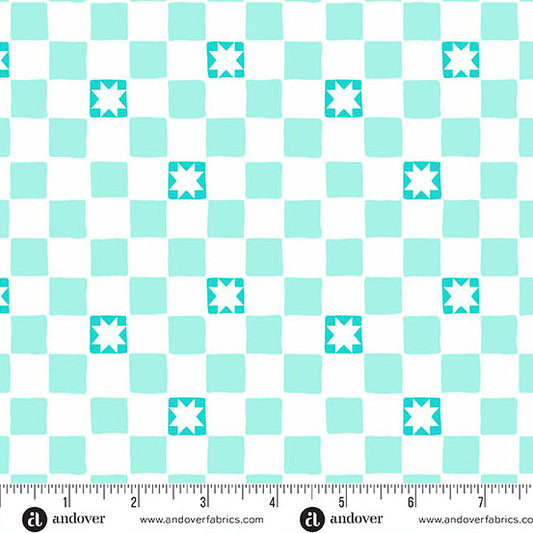 Andover | KP Creates | Color Pop Playground | Twinkle Tiles | Aqua