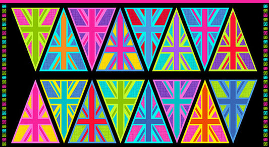 Makower UK | London Revival | UK Funky Flags | Multi