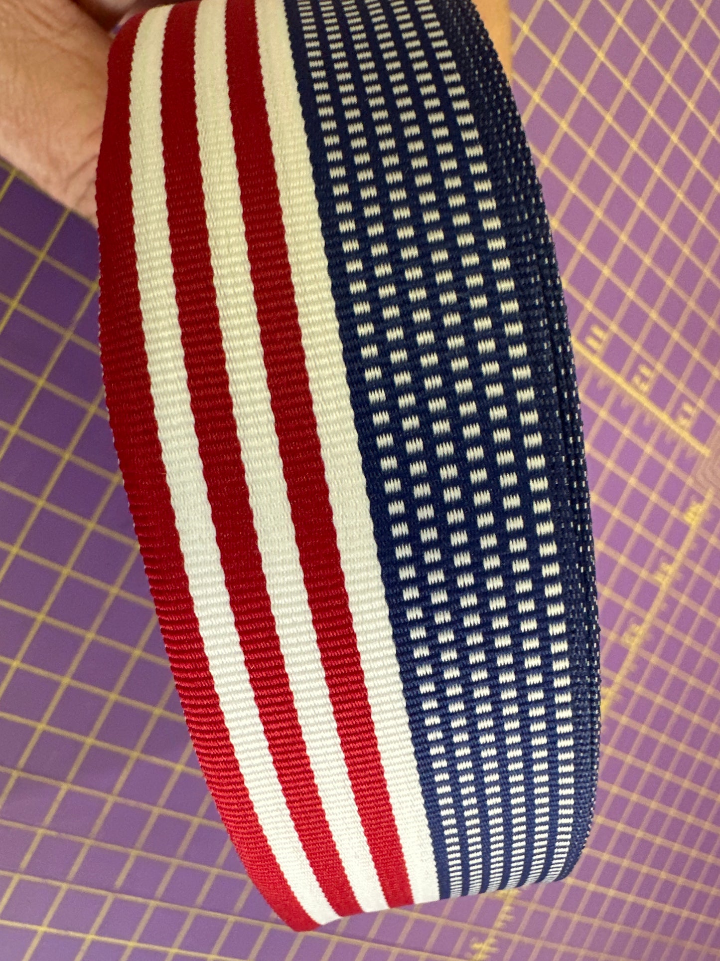 Ribbon | American Flag Ribbon | 1 1/2" | Sold by the Yard