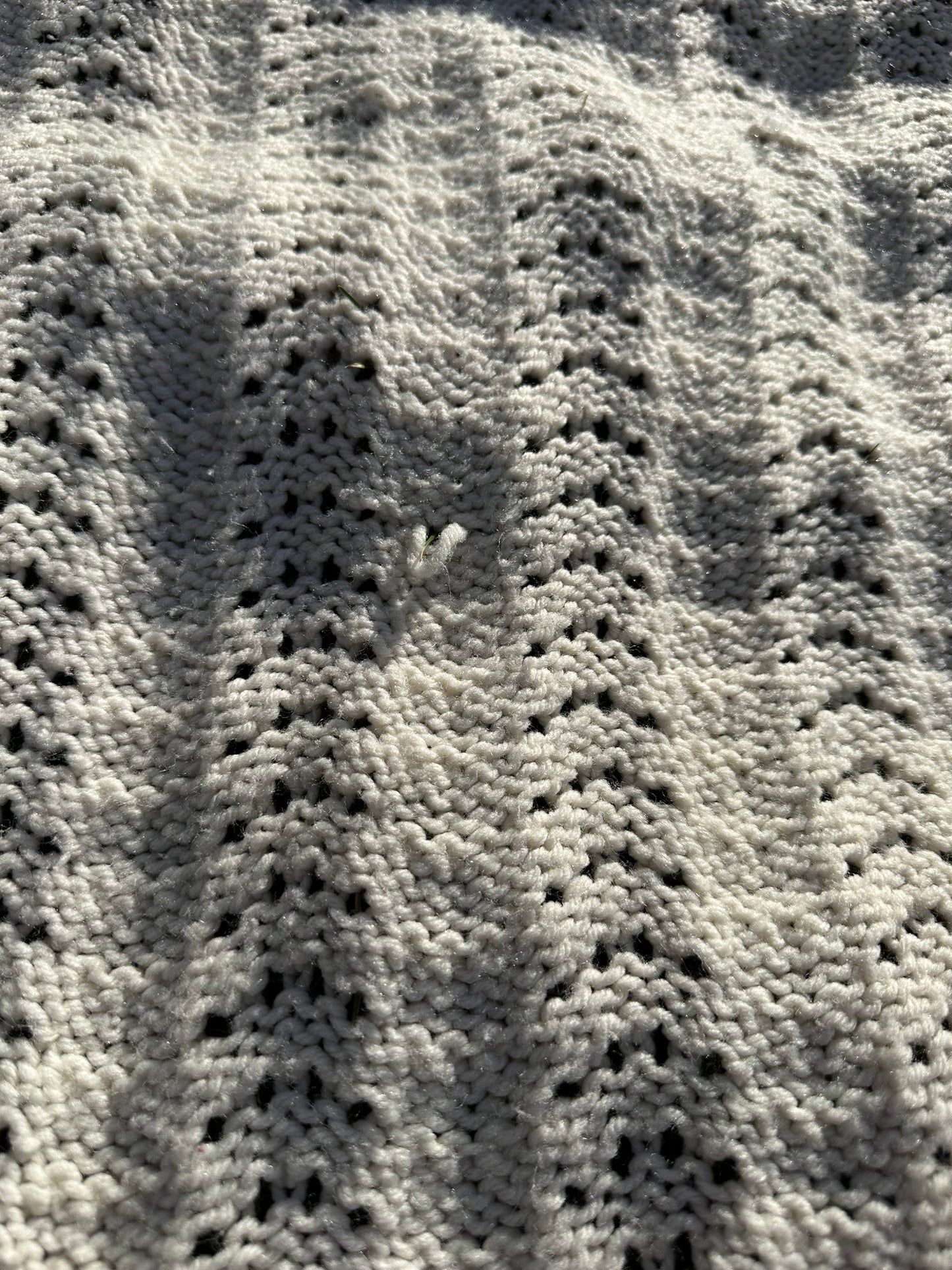 Handmade Afghan | White | Curated Collection