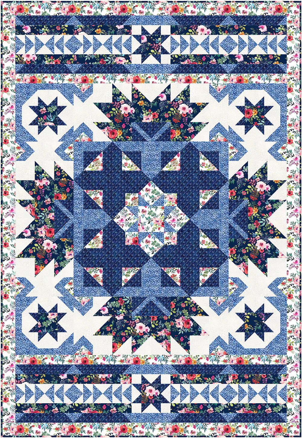 Pattern | Fabric Café | 2026 Showstopper 5-Yard Quilt Pattern