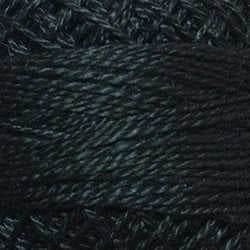 Valdani 12wt Perle Cotton 300m - Black Dark