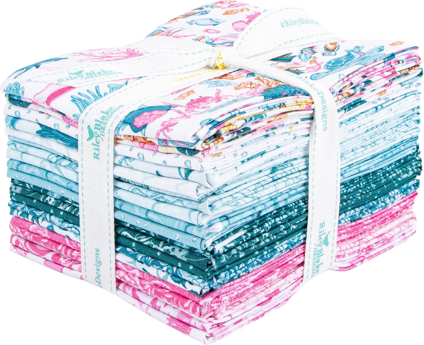 Riley Blake Designs | Corinne Wells | Reef | 21 pc Fat Quarter Bundle