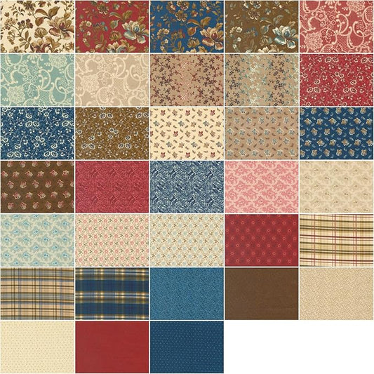 Moda | Lydia's Lace 1840-1880 | Betsy Chutchian | 10" Layer Cake
