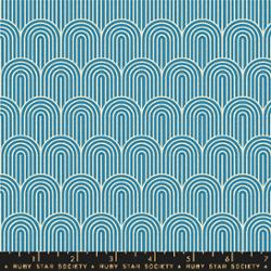 Ruby Star Society | Geometry | Chambray | Light Blue | Hump Day Geometrics Vintage Retro Novelty Arches