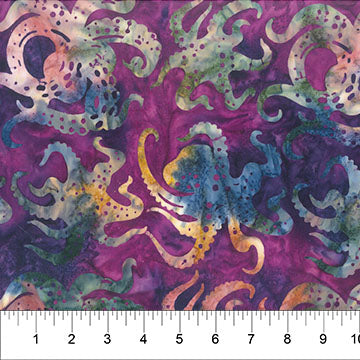 Octopus Oasis | Octopus | Fuchsia Multi | Batik