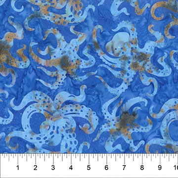 Octopus Oasis | Octopus | Periwinkle | Batik