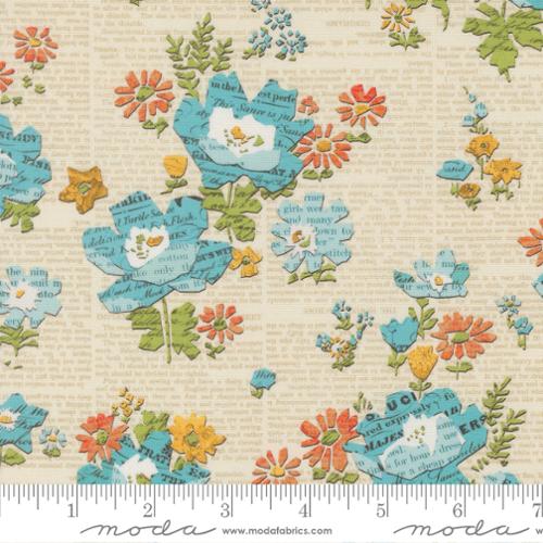 Moda | Paper Hamlet | Floral Newspaper