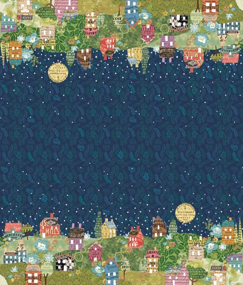 Moda | Paper Hamlet | Double Border | Midnight