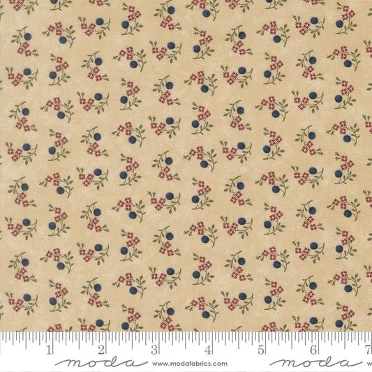 Moda | Kansas Troubles Quilters | Quail Run | Blooms and Berries | Indigo