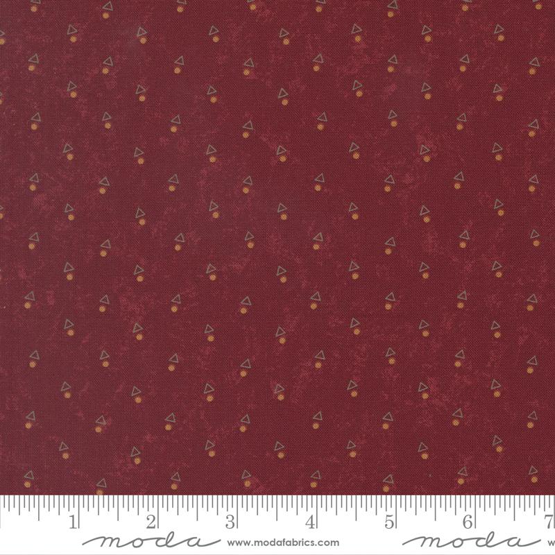 Moda | Kansas Troubles Quilters | Quail Run | Triangles | Brick