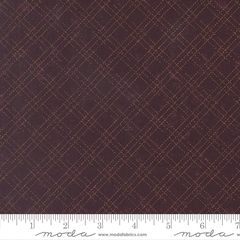 Moda | Kansas Troubles Quilters | Quail Run | Stitched | Mulberry