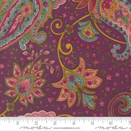 Moda | Chelsea Garden | Paisley | Plum | 33851 17