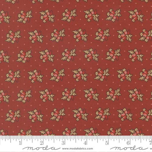 Moda | Betsy Chutchian | Pamelias Path | Posy Floral Dots | Madder Red