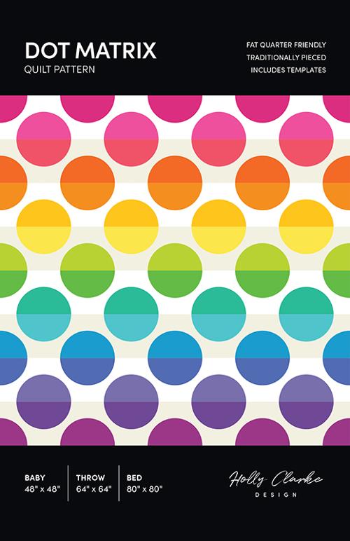 Dot Matrix Quilt Pattern by Holle Clarke Design