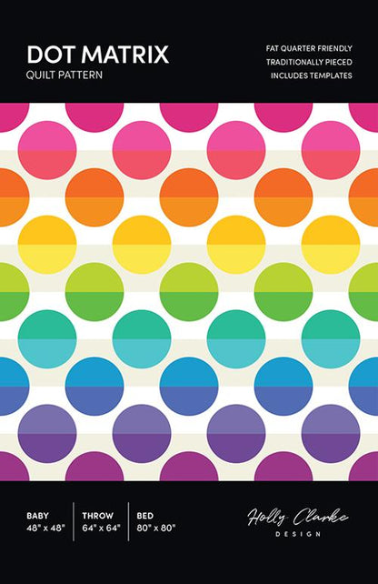 Dot Matrix Quilt Pattern by Holle Clarke Design