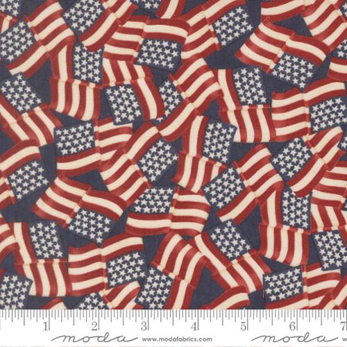 Moda | America 250 Years | Waving Flags | Loyalty Blue