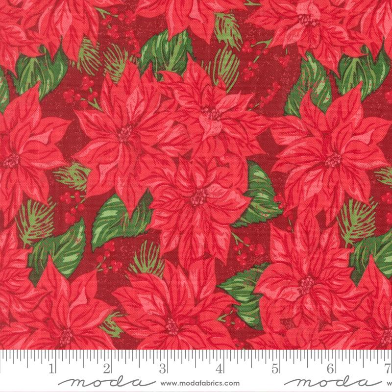 Moda | Stacy Iest Hsu | Holiday Cheer | Poinsettia | Cardinal | 20971-18