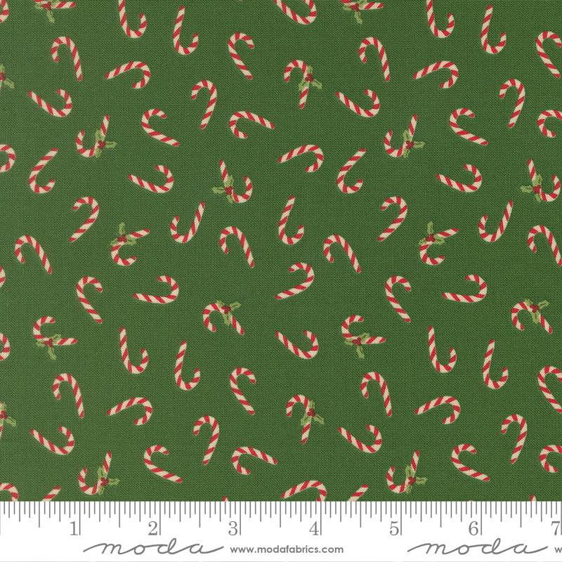 Moda | Stacy Iest Hsu | Holiday Cheer | Candy Cane | Evergreen | 20975-14