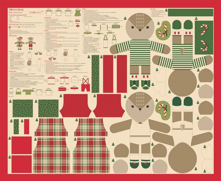 Moda | Holiday Cheer | Stacy Iest Hsu | Reindeer Panel | Natural | 20979-11