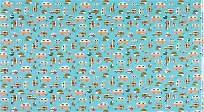 Paintbrush Studio | Vintage Camping | Campers | Blue
