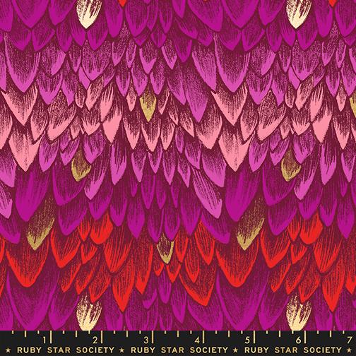 Ruby Star | Sarah Watts | Fireglow | Scale | Metallic Rose | RS2134 11M