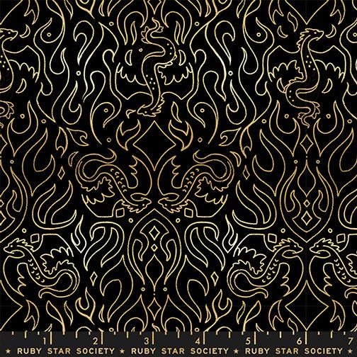 Ruby Star | Sarah Watts | Fireglow | Scribe | Metallic Black | RS2137 15M