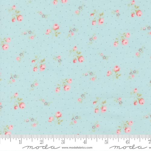 Moda | Abide | Floral Dots | Light Blue