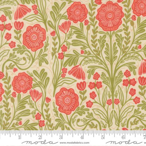 Moda | The Henhouse | Poppy Floral | Cloud | 48432-11