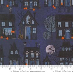 Coven | Haunted Village | Midnight | Robin Pickens fabric