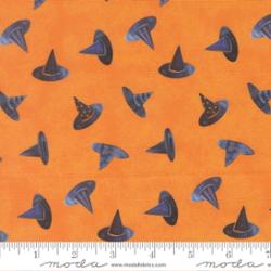 Coven | Witch Hats | Pumpkin | Robin Pickens fabric