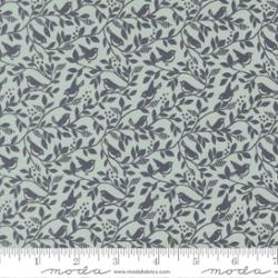 True Love by Lella Boutique - Small Floral Robins Egg Twilight Fabric