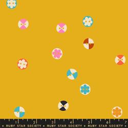 Ruby Star Society 1 800 Notion Buttons Goldenrod quilting cotton fabric RS5208 13