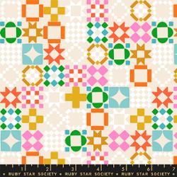 Ruby Star Society 1 800 Notion Quilty as Charged Shell quilting cotton fabric RS5215 11