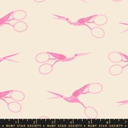 Ruby Star Society 1 800 Notion Stork Scissors Shell quilting cotton fabric RS5216 11