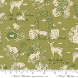 Moda | My Secret Garden | Garden Toile | Grass | 20983-18
