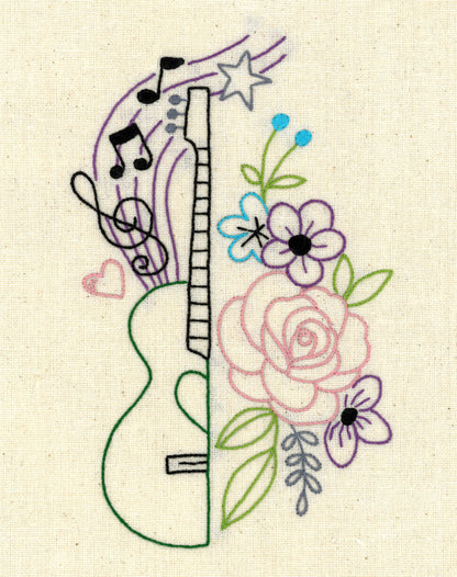 Pop Singer - Hand Stitch Embroidery Transfer Pattern
STITCHERS REVOLUTION®