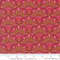 Moda Sitara Opaline Rose Wine fabric by Crystal Manning