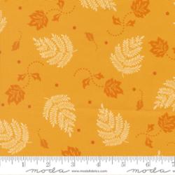 Moda Sitara Paisley Leaf Dijon fabric by Crystal Manning