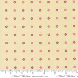 Moda Sitara Floret Cream fabric by Crystal Manning