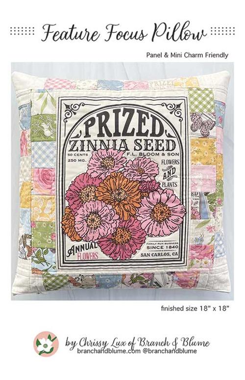 Moda | Feature Focus Pillow | Pillow Pattern | 18" x 18"