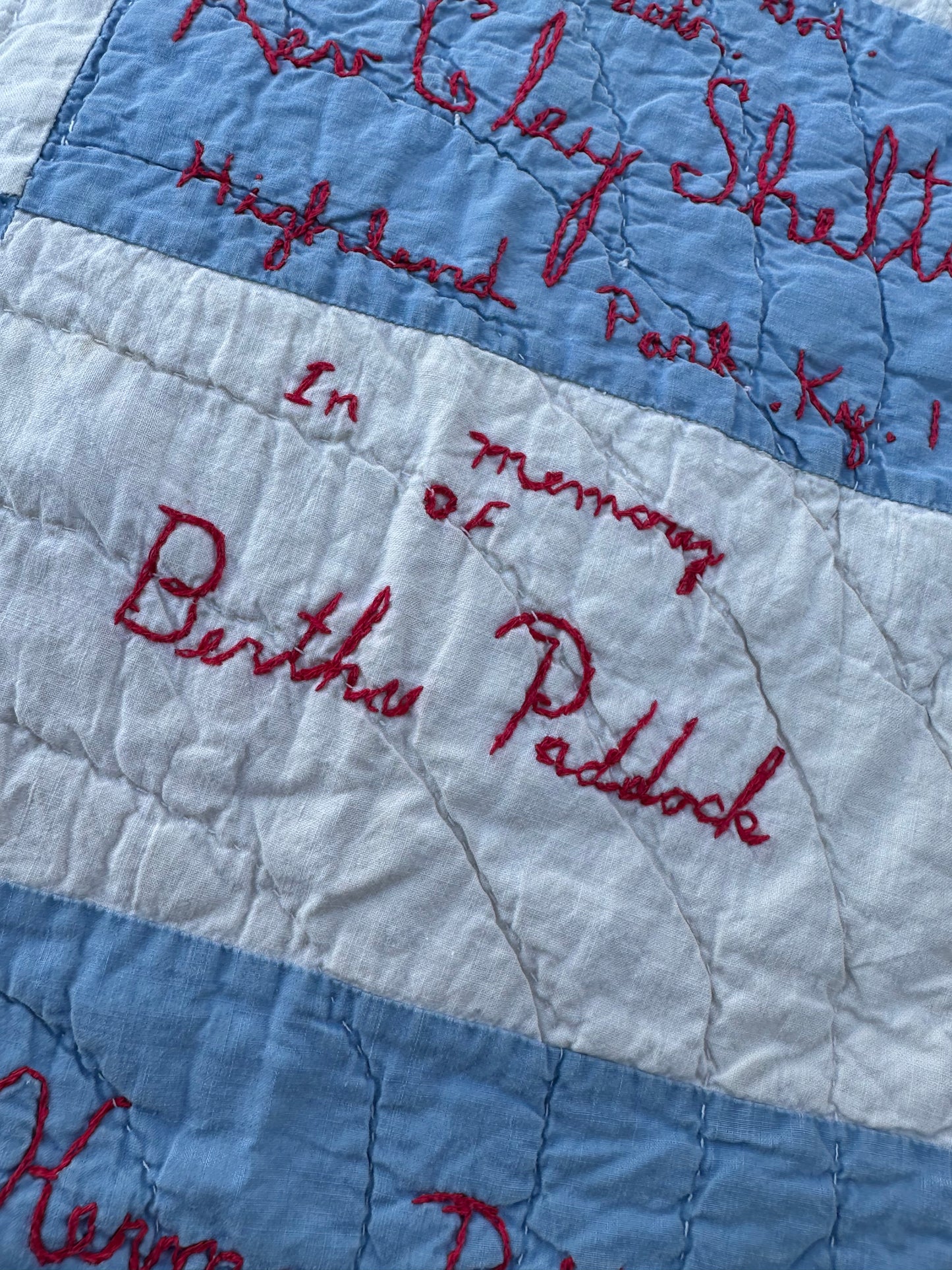Quilt | Vintage (circa 1951) Signature Qullt | Curated Collection