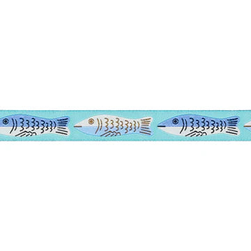 Ribbon | Ooh Lucky Lucky | Sardines in Twilight | 5/8" width | by Alexia Abegg