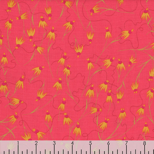 Andover | Alison Glass | Wildflowers | Coneflower | Coral