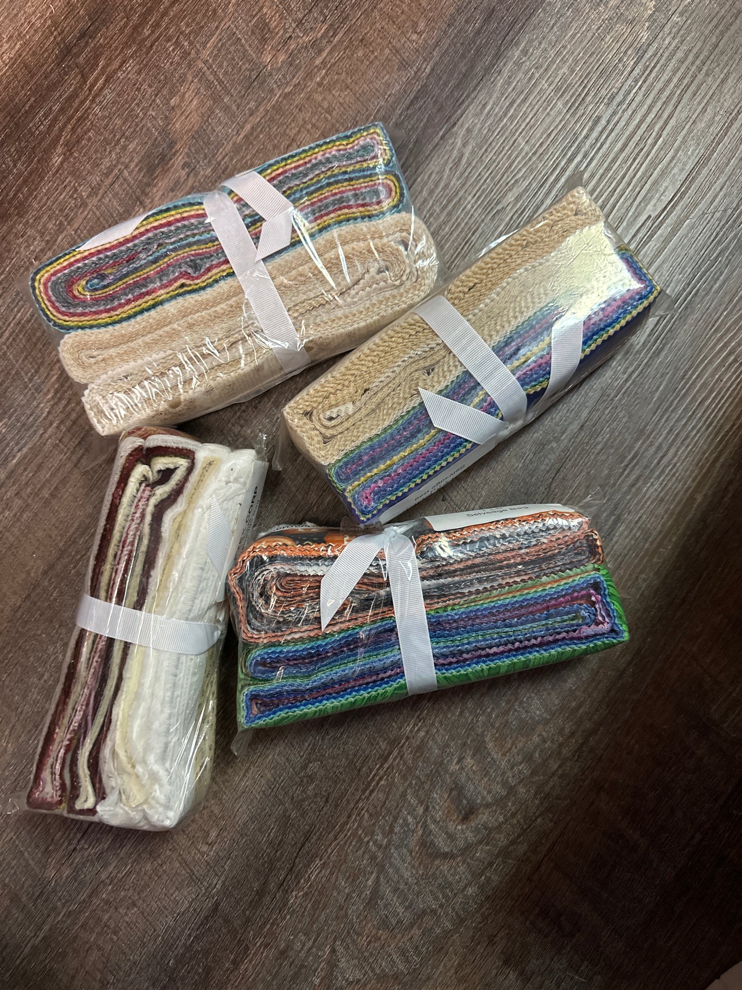 Selvedge Mystery 1 Pound Pack (studioe, Stof, Henry Glass, Blank Quilting, and more)