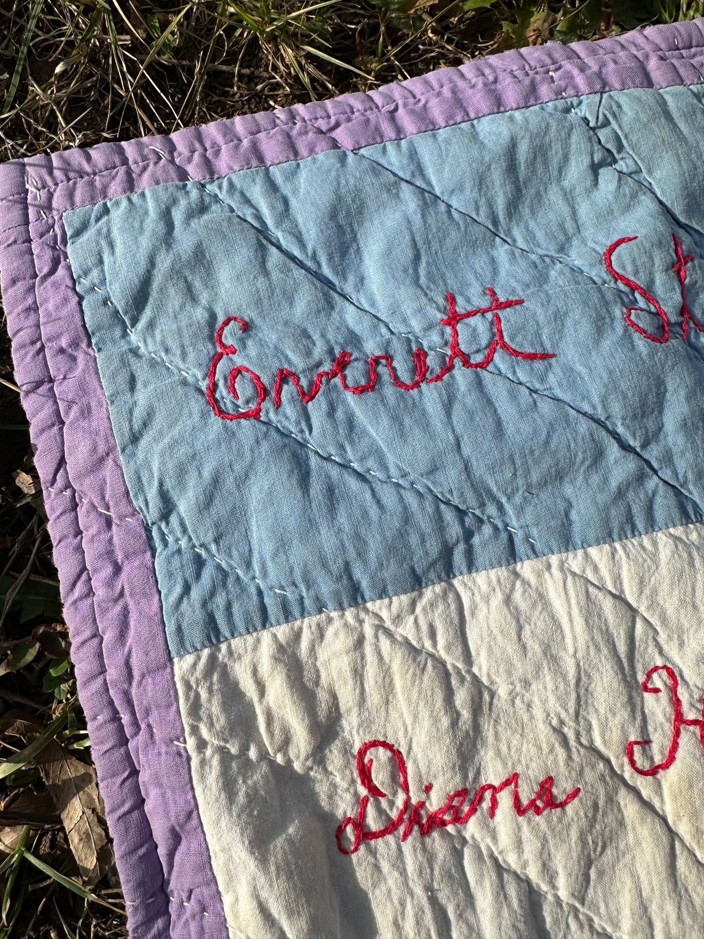 Quilt | Vintage (circa 1951) Signature Qullt | Curated Collection