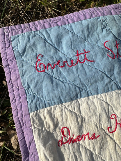 Quilt | Vintage (circa 1951) Signature Qullt | Curated Collection