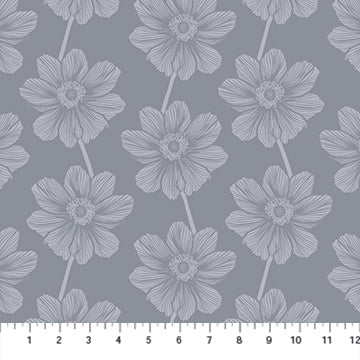 Anna Maria Textiles | Indelible | Anemone | Overcast