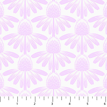 Anna Maria Textiles | Indelible | Coneflowers | Lilac