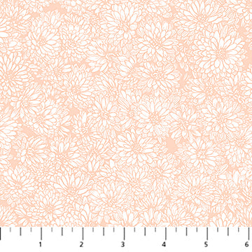 Anna Maria Textiles | Indelible | Mums | Creamsicle